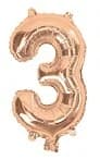 Rose Gold Air Filled 35cm Balloon - # 3