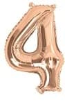 Rose Gold Air Filled 35cm Balloon - # 4