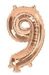 Rose Gold Air Filled 35cm Balloon - # 9