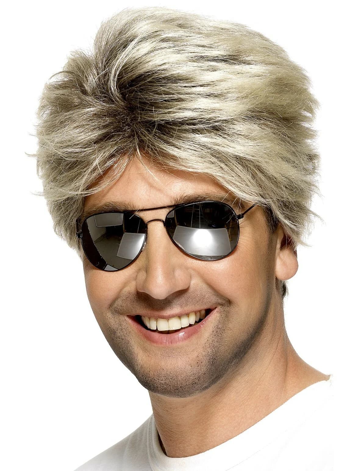 Blonde 80's Street Wig