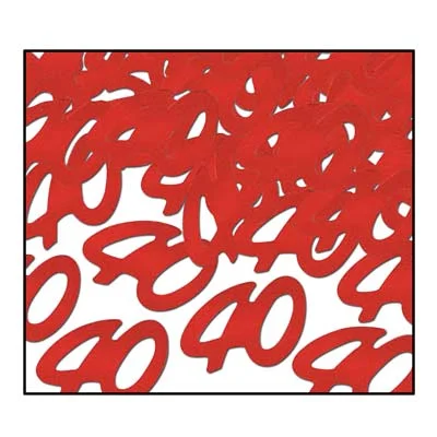 Red "40" Fanci-Fetti**