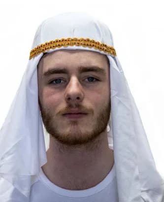 White Arabian Hat