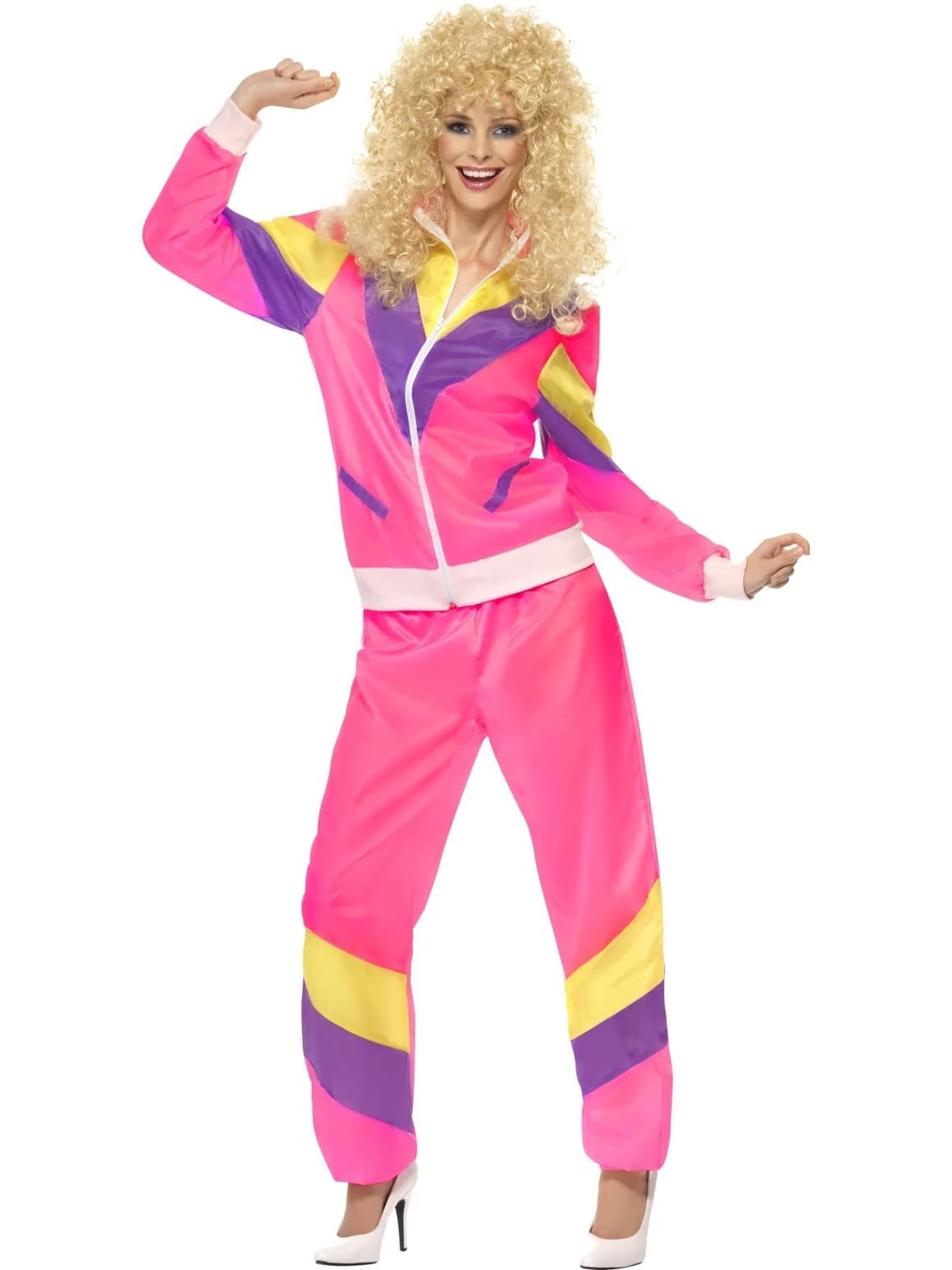 80's Pink Shell Suit Costume