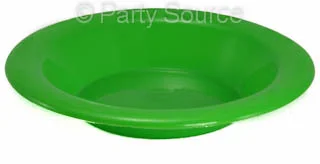 Reusable Lime Plastic Bowls (180 mm) - Pk 20