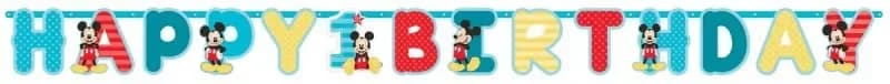 Mickey Fun To Be One Jumbo Letter Banner Kit