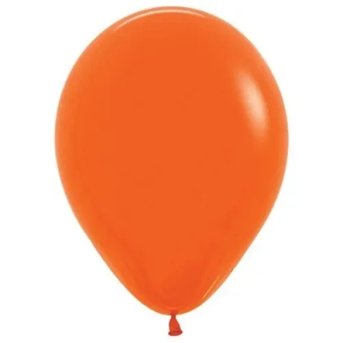 5" Standard Orange Balloons - Pk 100