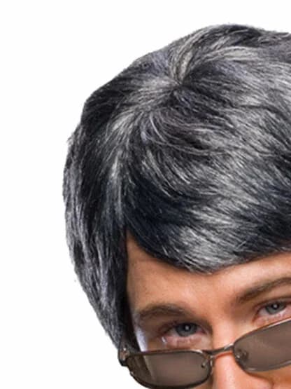 Men's Short Grey Wig