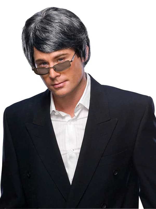Men's Short Grey Wig