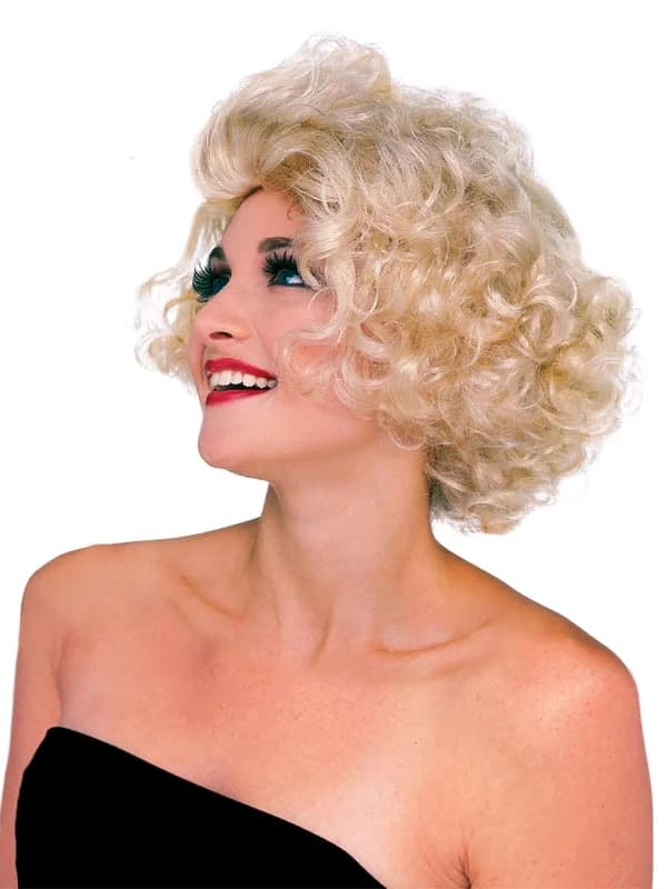 Curly Blonde Hollywood Starlet Wig