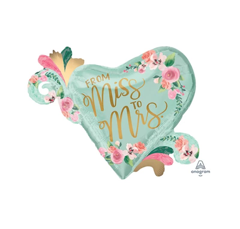 32" Mint to Be SuperShape Foil Balloon