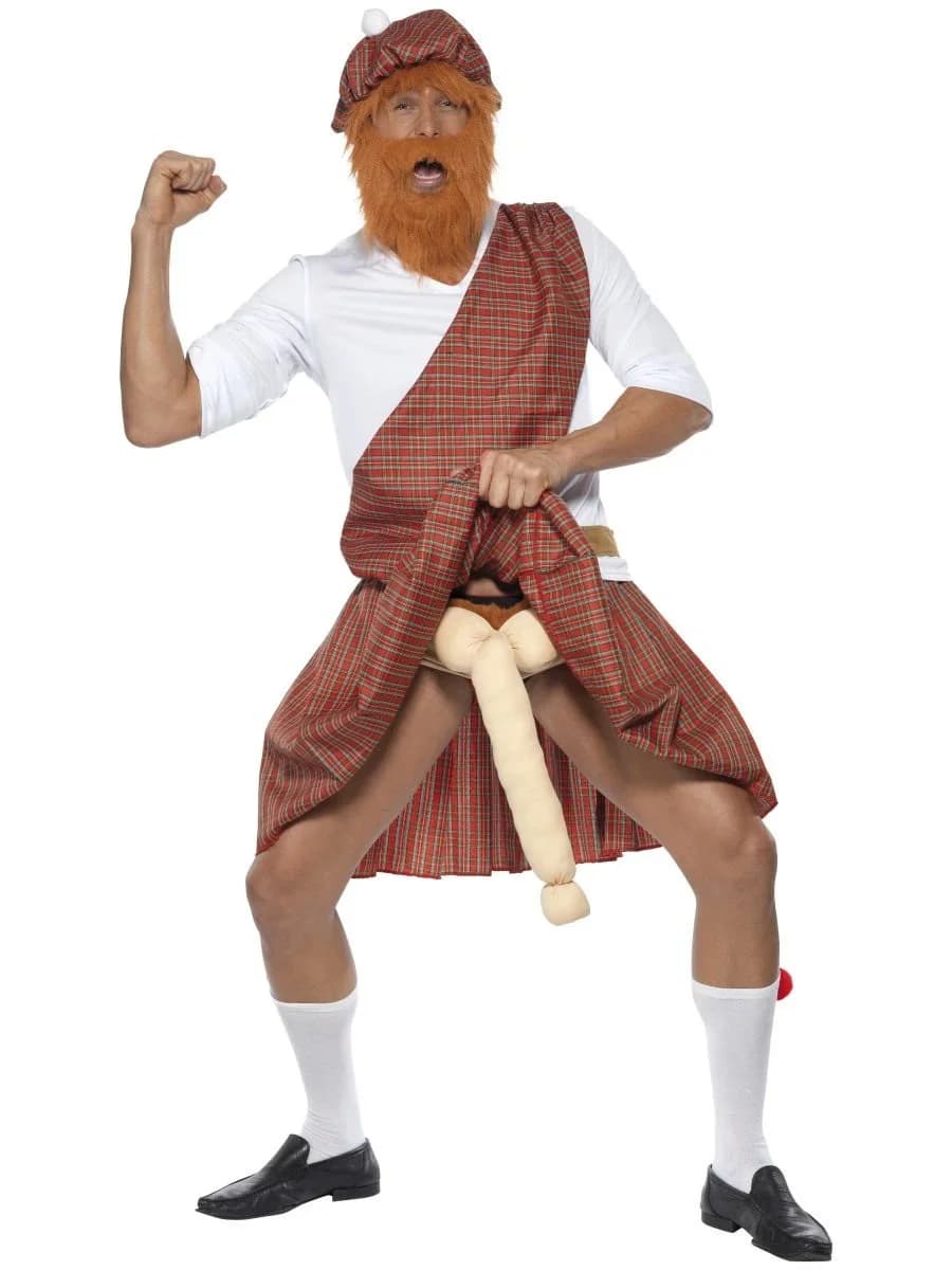 Well Hung Highlander Costume - L