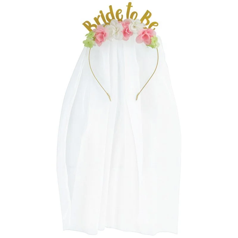 Bride to Be Headband with Veil