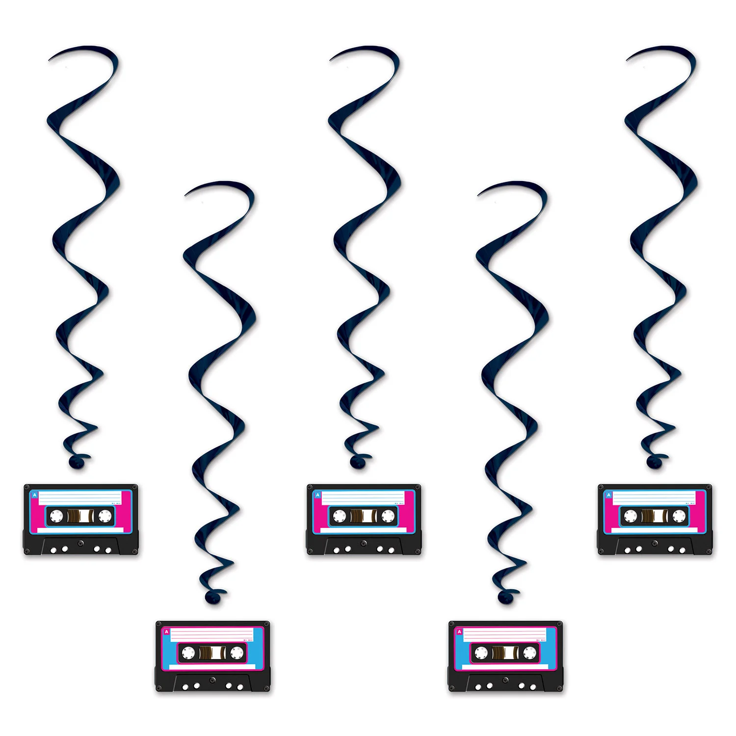 Cassette Tape Whirls