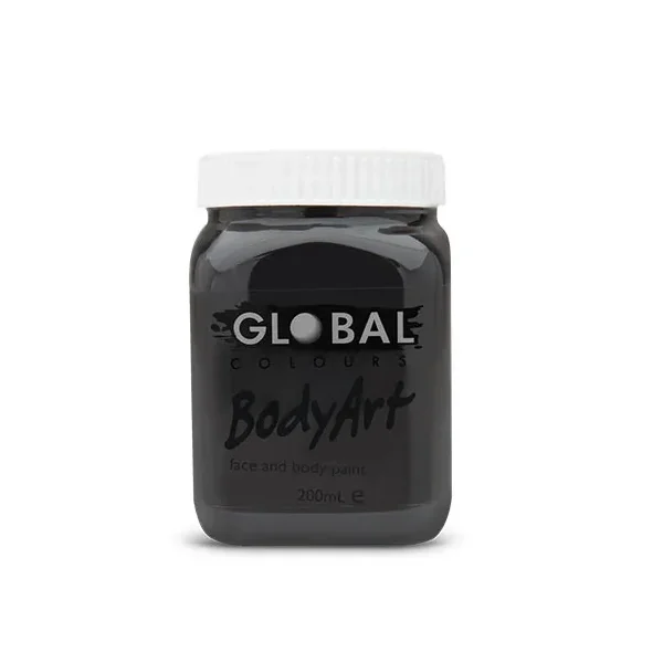 Black Face & Body Paint - 200ml