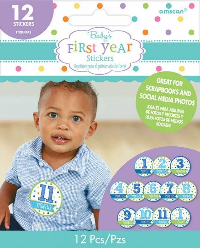 Baby Boy's First Year Stickers*