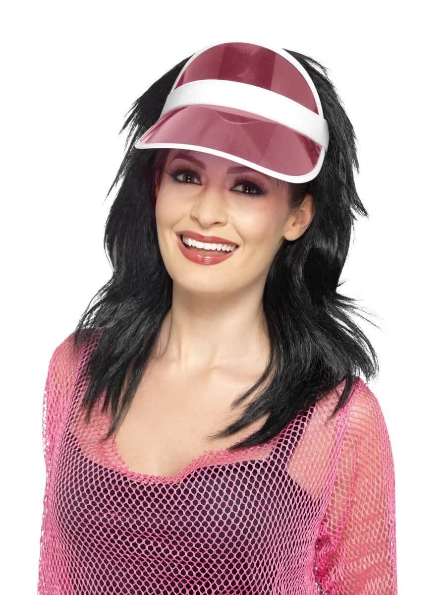 Pink 80's Sun Visor