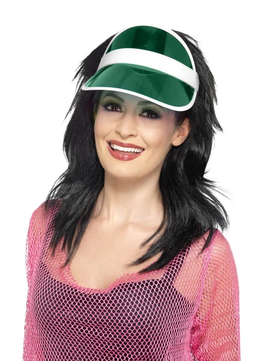 Green 80's Sun Visor