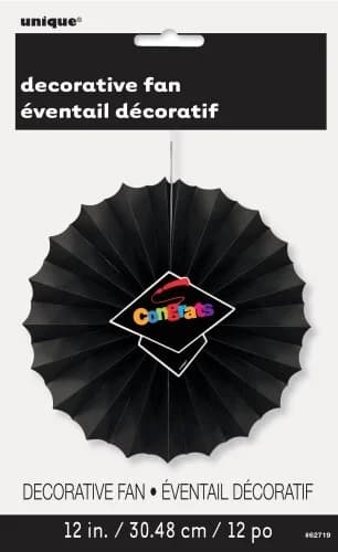 Grad Congrats Decorative Fan**