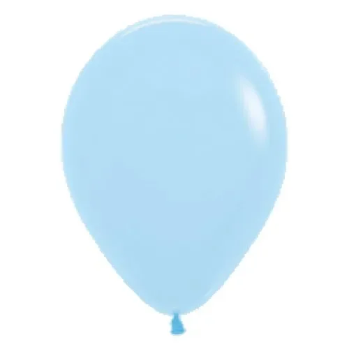 5" Pastel Matte Blue Balloons - Pk 100