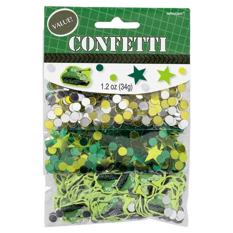 Army Camouflage Theme Confetti (34g)*