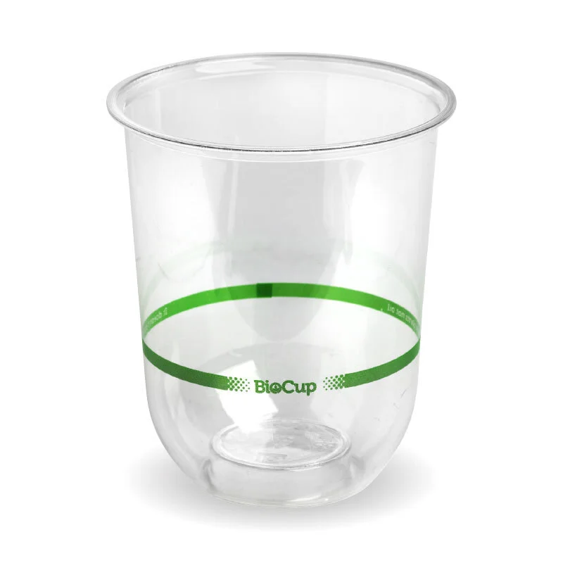 BioCup Clear Plastic Cups (500ml) - Pk 20
