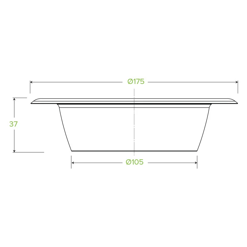 BioBowl - 500ml Bowl - Pk 10