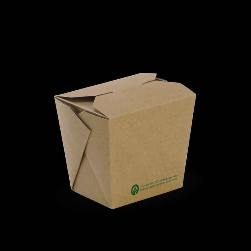 16oz Bioboard Noodle Boxes - Pk 50