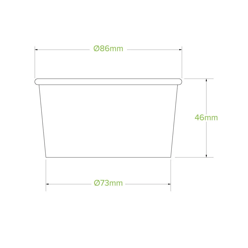 5oz/150ml Ice Cream Biocup - Pk 50