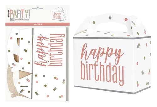 R/GOLD - 6 LARGE PARTY BOXES*