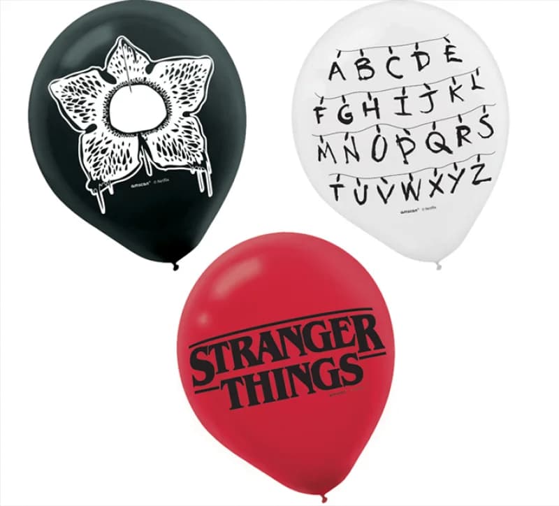 Stranger Things 12" / 30cm Latex Balloons - Pk 6