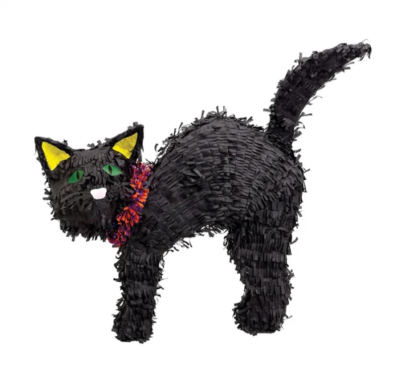 Black Cat Shaped Pinata