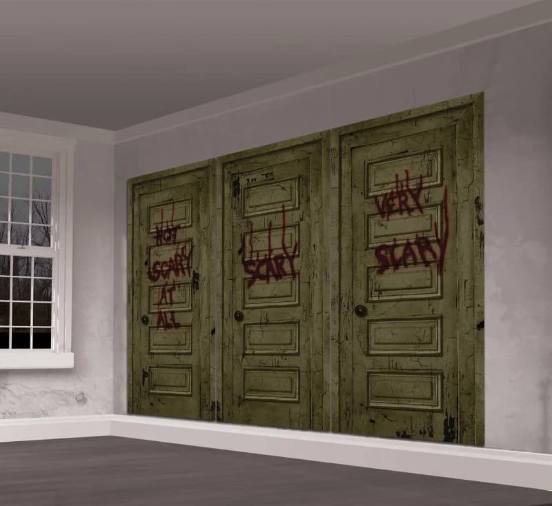 IT Scene Setter - 3 Scary Door Panels - Pk 3
