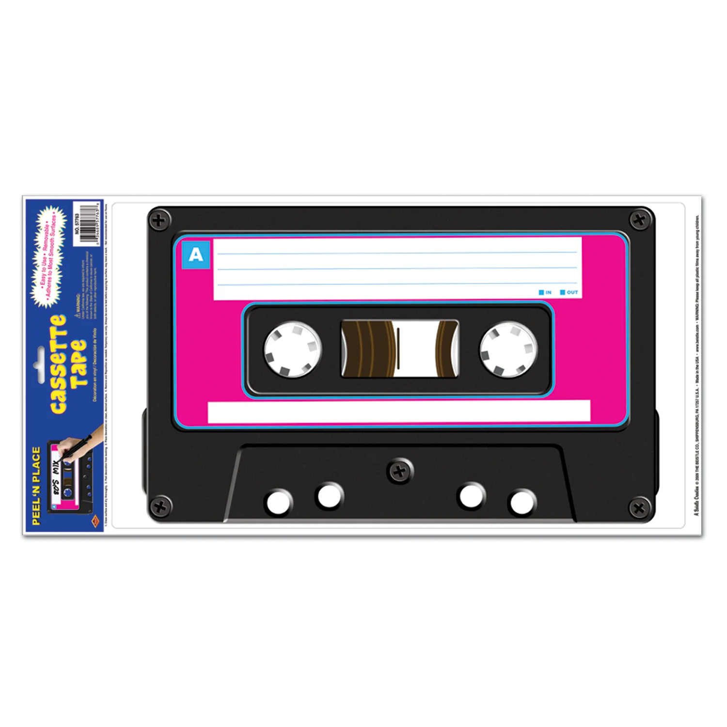 Cassette Tape Peel 'N Place