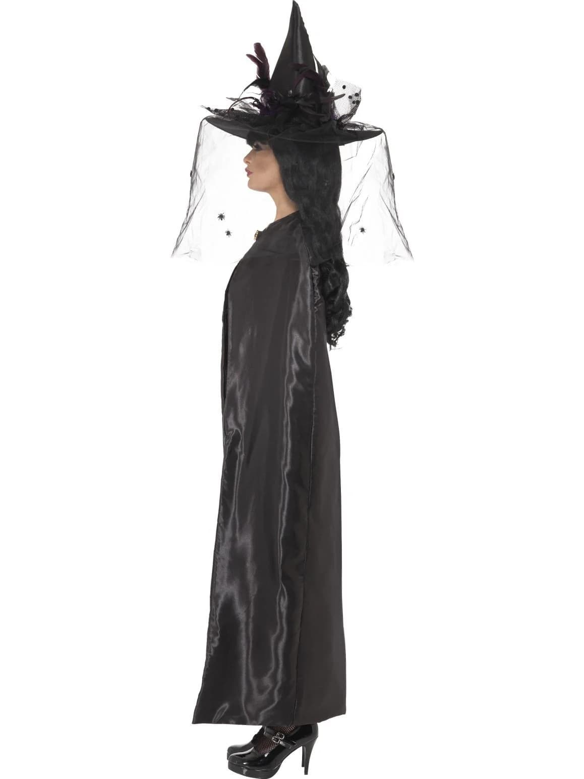 Adult's Deluxe Black Witch's Cape