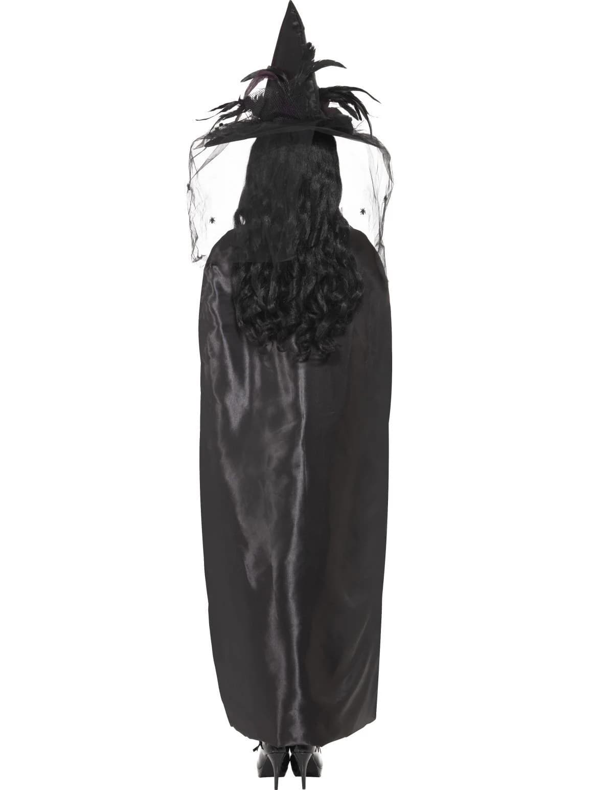 Adult's Deluxe Black Witch's Cape