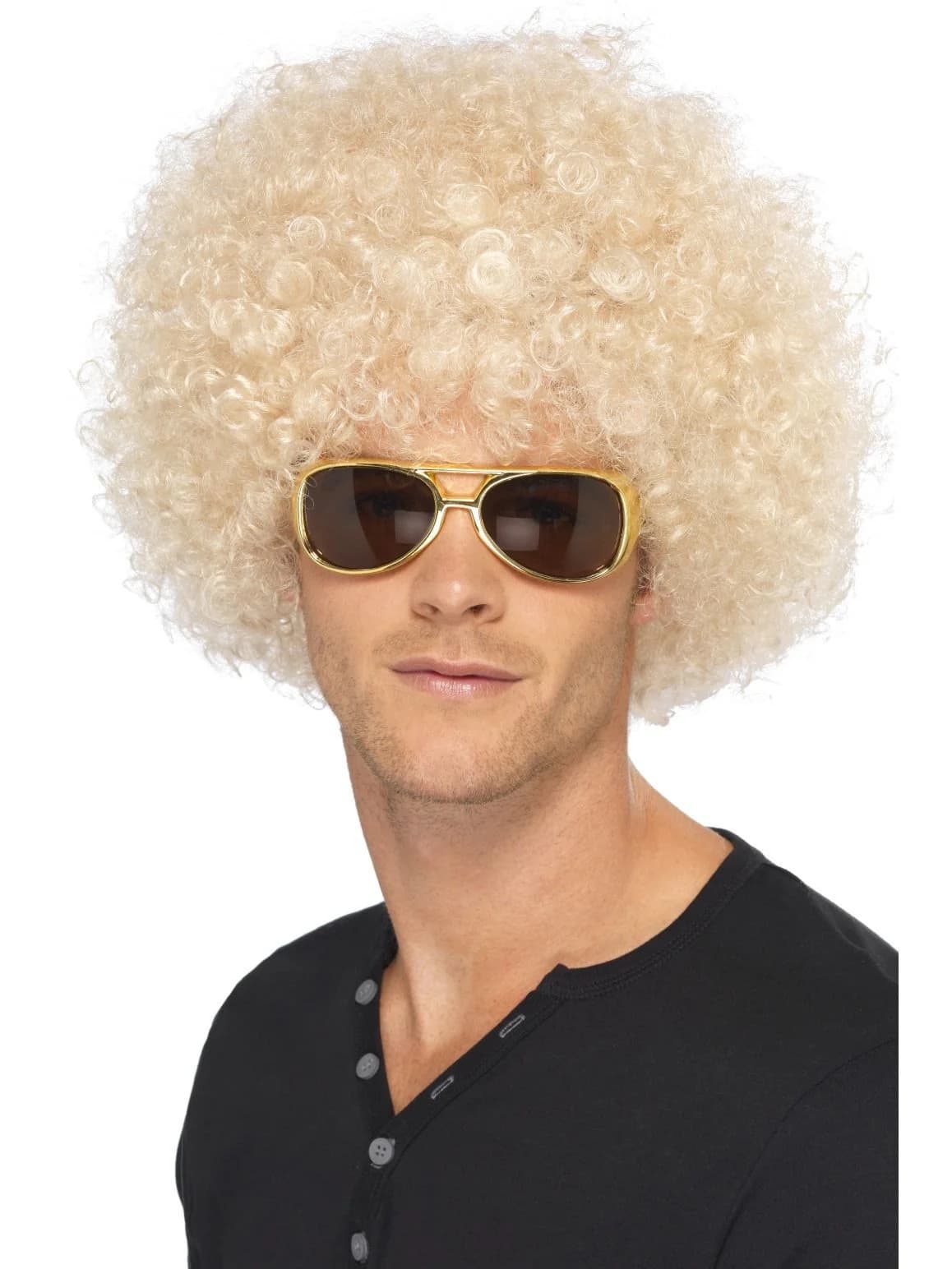Blonde 70's Funky Afro Wig