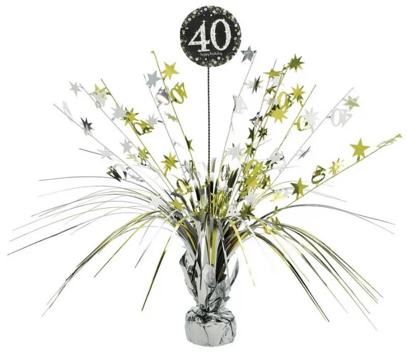 40th Centerpiece Sparkling Celebration Spray