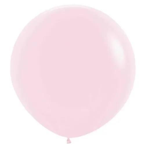 Pastel Matte Pink 90cm Giant Latex Balloons - Pk 3