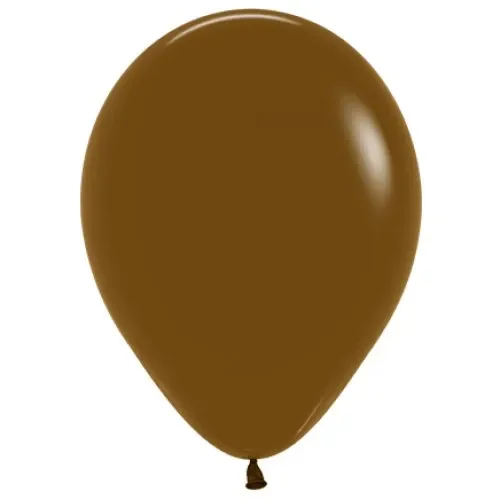 12" Fashion Coffee Latex Balloons - Pk 100