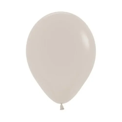 12" Fashion White Sand Latex Balloons - Pk 100