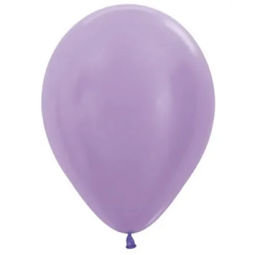 5" Satin Lilac Latex Balloons - Pk 100