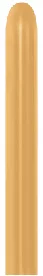 260s Metallic Gold Modelling Balloon - Pk 50