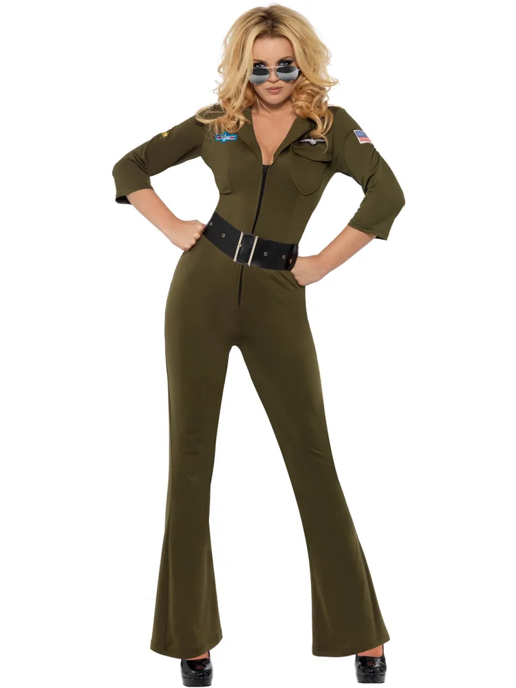 Women's Top Gun Aviator Costume