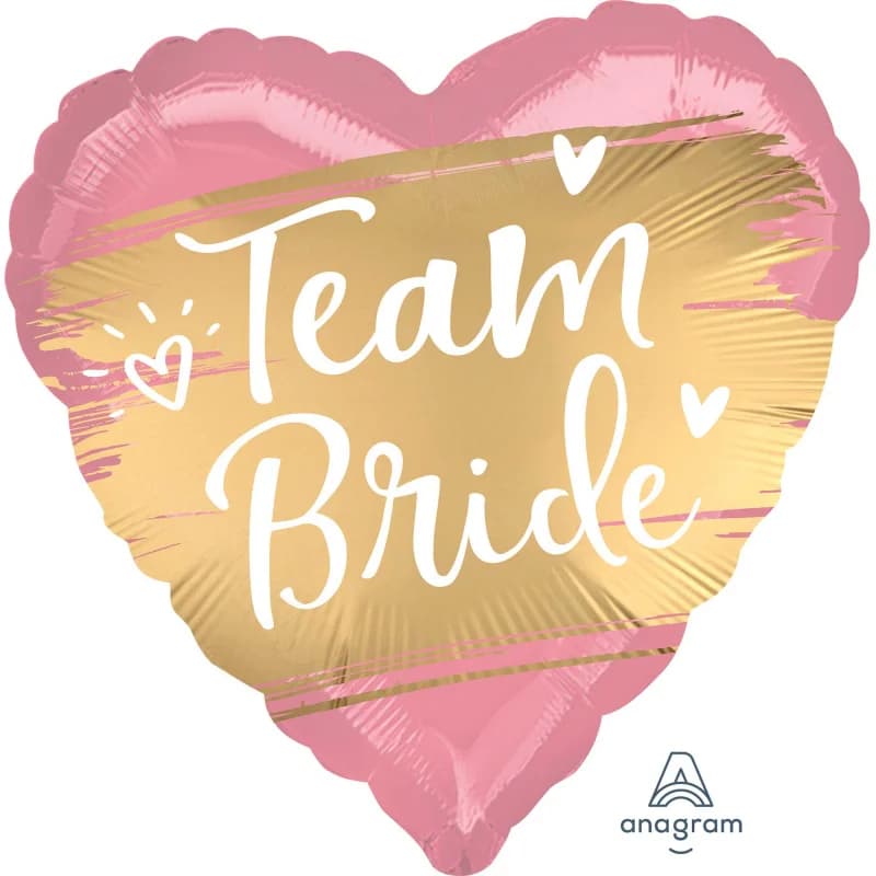 Team Bride Luxe Foil Balloon