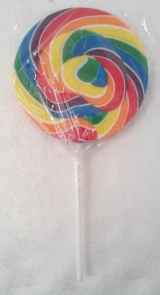 Giant Rainbow Swirl Lollipop (200g)