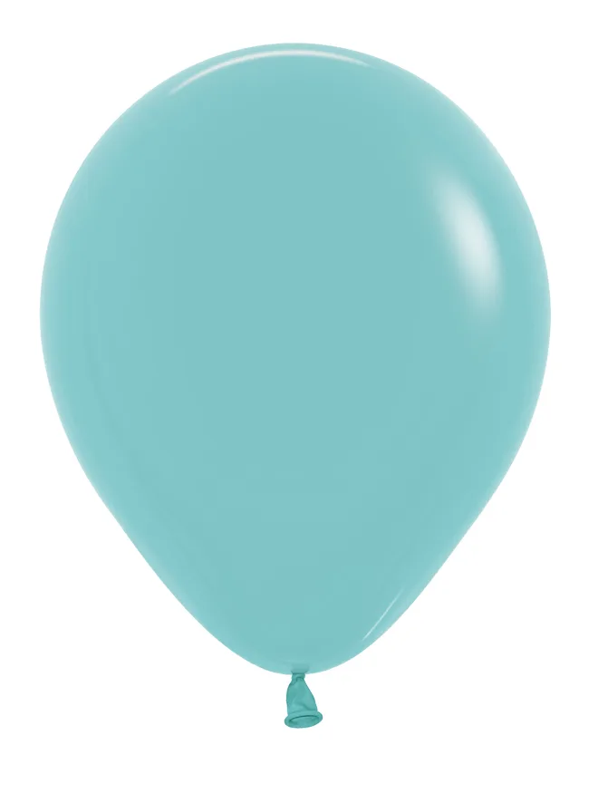 5" Fashion Aquamarine Latex Balloons - Pk 100