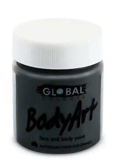 Black Face & Body Paint (Aus made) - 45ml