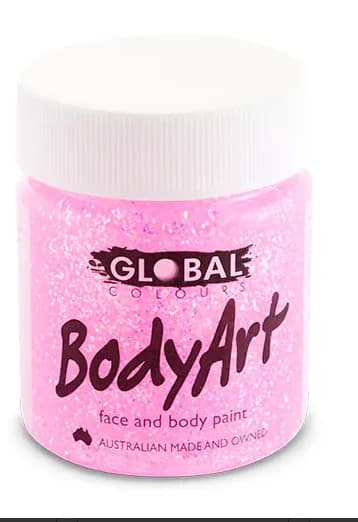 Pink Glitter Paint (Aus made) - 45ml