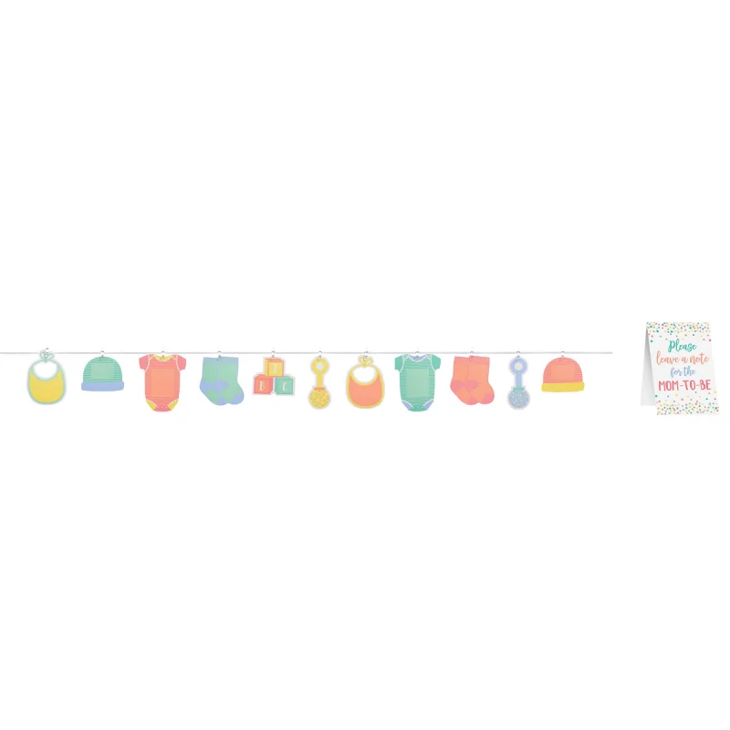 Baby Shower Autograph Garland