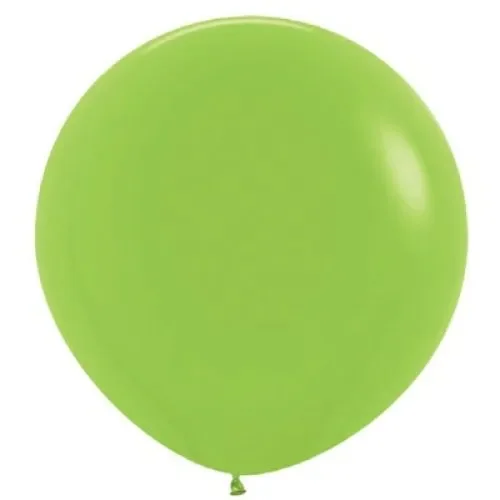 90cm Fashion Lime Latex Balloons - Pk 3